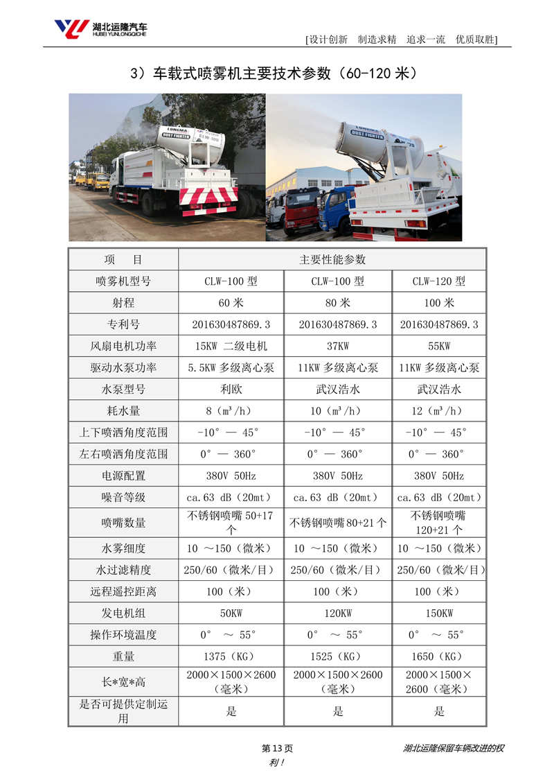 重汽后雙橋19噸抑塵車圓罐50-120米霧炮車(圖7)